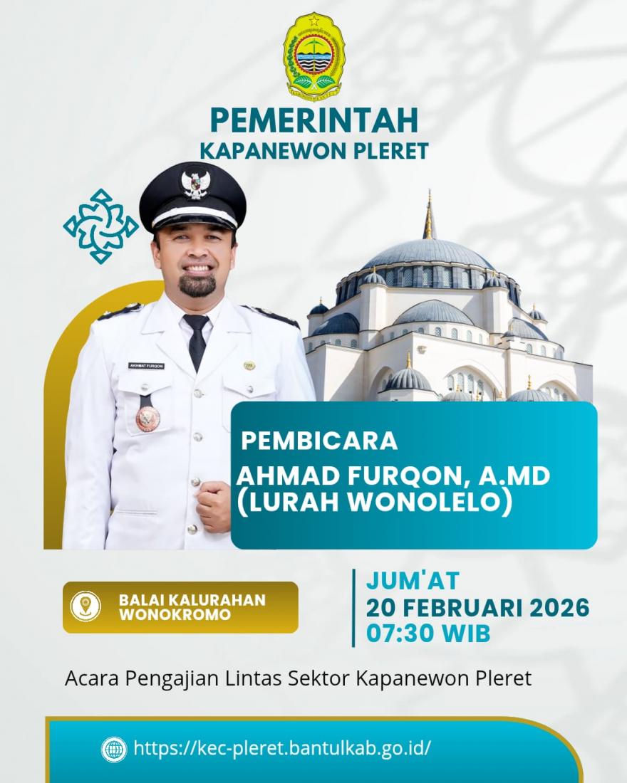 Pengajian Lintas Sektor Kapanewon Pleret Hadirkan Lurah Wonolelo sebagai Pembicara